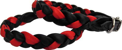 Hundehalsband Aus Echtem Leder Mit Blumenmuster – Weich, Robust, 3 Größen (Halsumfang 26,7–35,6 Cm, 2,5 Cm Breit), Rot