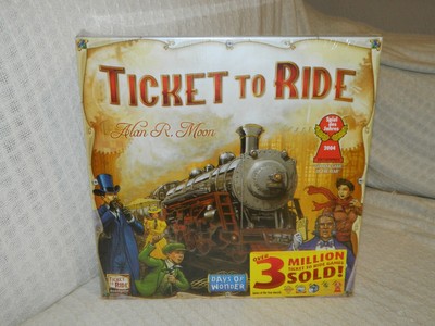 Days of Wonder Ticket To Ride by Alan R. Moon Train Adventure Board Game NEW