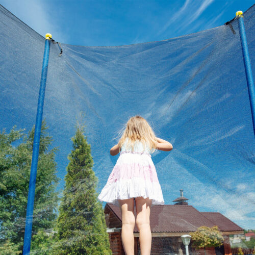 12/14/15/16 Fuß Trampolin Sicherheitsnetz Ersatz passt 6 8 Stangen rundes Gehäuse - Bild 15 von 22