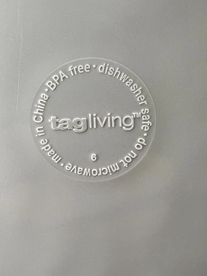 Juego de 4 platos de cena TAG Veranda de melamina, marfil agrietado agrietado LIBRE DE BPA Foto 4 de 4