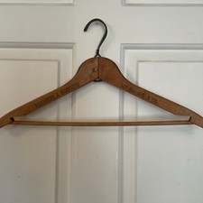 Vintage Eisenberg And Eisenberg New York Men's Store Wooden Hanger