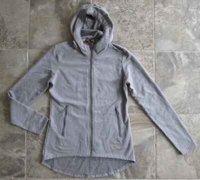Sherpa Adventure Gear Women's Small Dawa Hoodie Jacket Active Gray Full Zip Coat