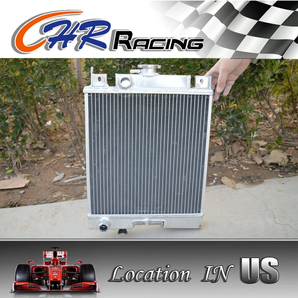 2Row Aluminum Radiator & FAN for Suzuki Swift GTi/GS/GT/GL/GLX 1989-1994 Manual - Изображение 4 из 4