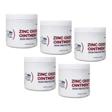 5 Pack Dynarex Zinc Oxide Ointment Skin Protectant No. 1192 15 Oz Each