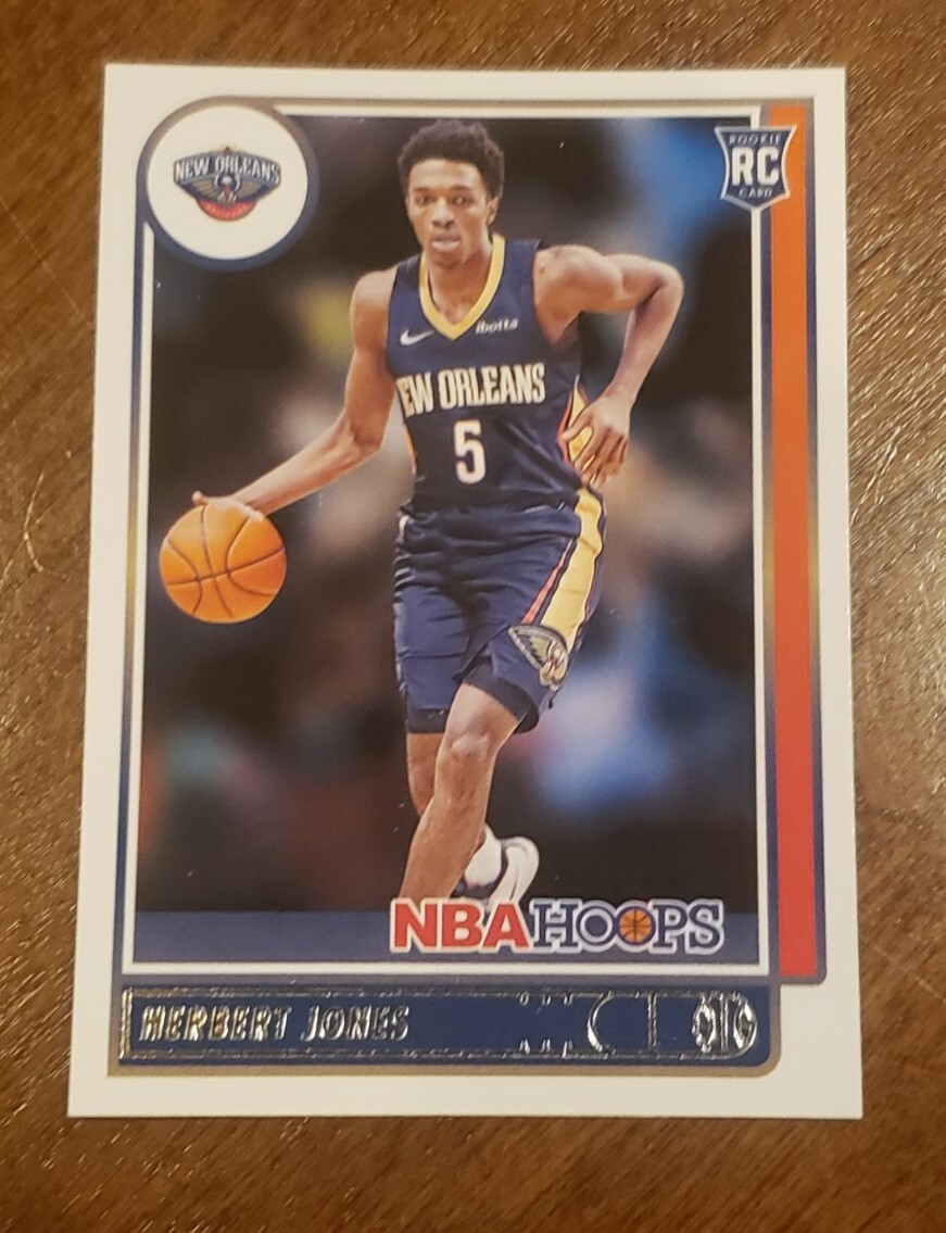 2021-22 Panini NBA Hoops Basketball Herbert Jones Rookie Card #243 PELICANS