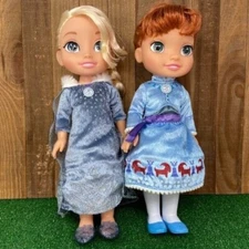 Disney Olaf's Frozen Adventure Singing Anna & Elsa Dolls (brand new open box)
