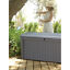 thumbnail 11  - Keter Borneo Outdoor Storage Bin for Patio Furniture, 110 Gal, Grey (Open Box)