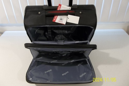 Dejuno Model PRC22-BK Rolling 17" Laptop Briefcase Computer Case One Size Black - Photo 19/20