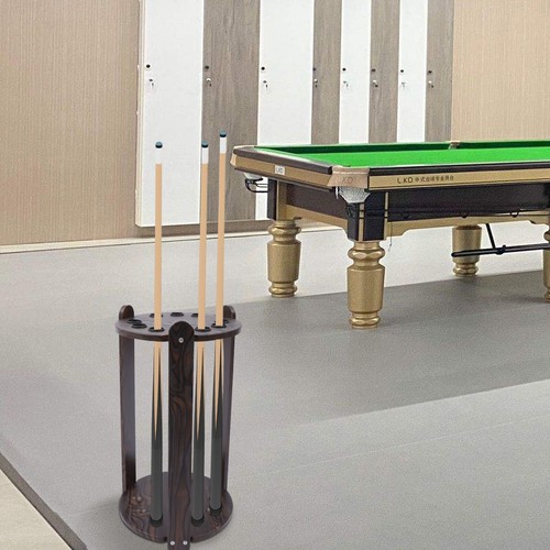 ??Round Pool Cue Rack Stick Holder 9 Pool Cue Billiard Stick Ball Set Wooden - Picture 18 of 18