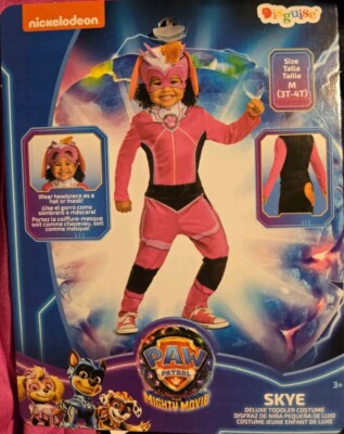 Disguise Paw Patrol Skye Deluxe Pink Child Costume SZ M 3T-4T ***FREE SHIP***