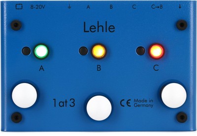 Lehle 1at3 SGoS 3 Amp Switcher Pedal (2-pack) Bundle