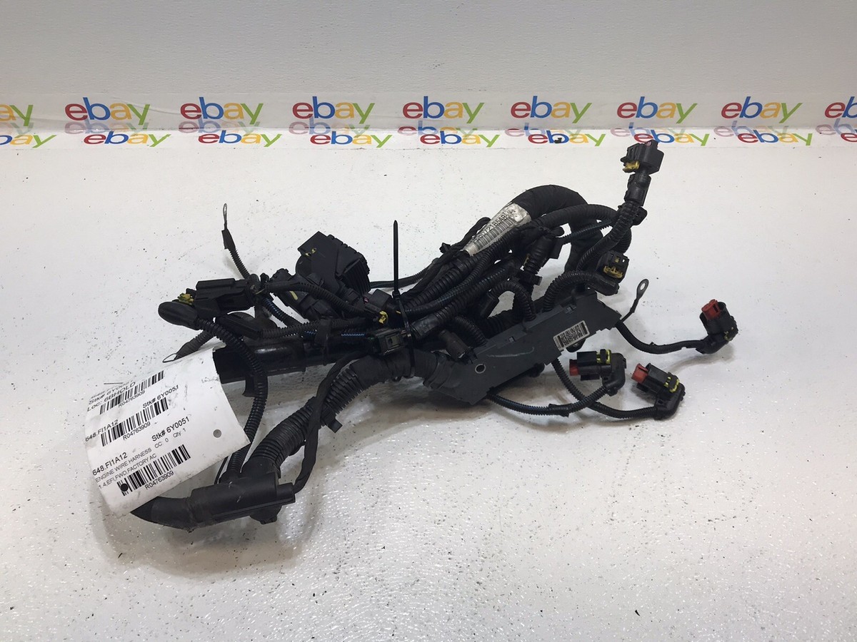 2012 Fiat 500 Sport 2DR cpe Hatchback 1.4L A/T Engine Wiring
