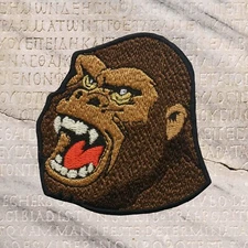 Kaiju Patch Embroidered Iron-on Applique Giant Monster Films Movies Retro Comics