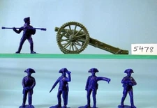 ARMIES IN PLASTIC 5478 AMERICAN REVOLUTION AMERICAN CONTINENTAL ARTILLERY CO.