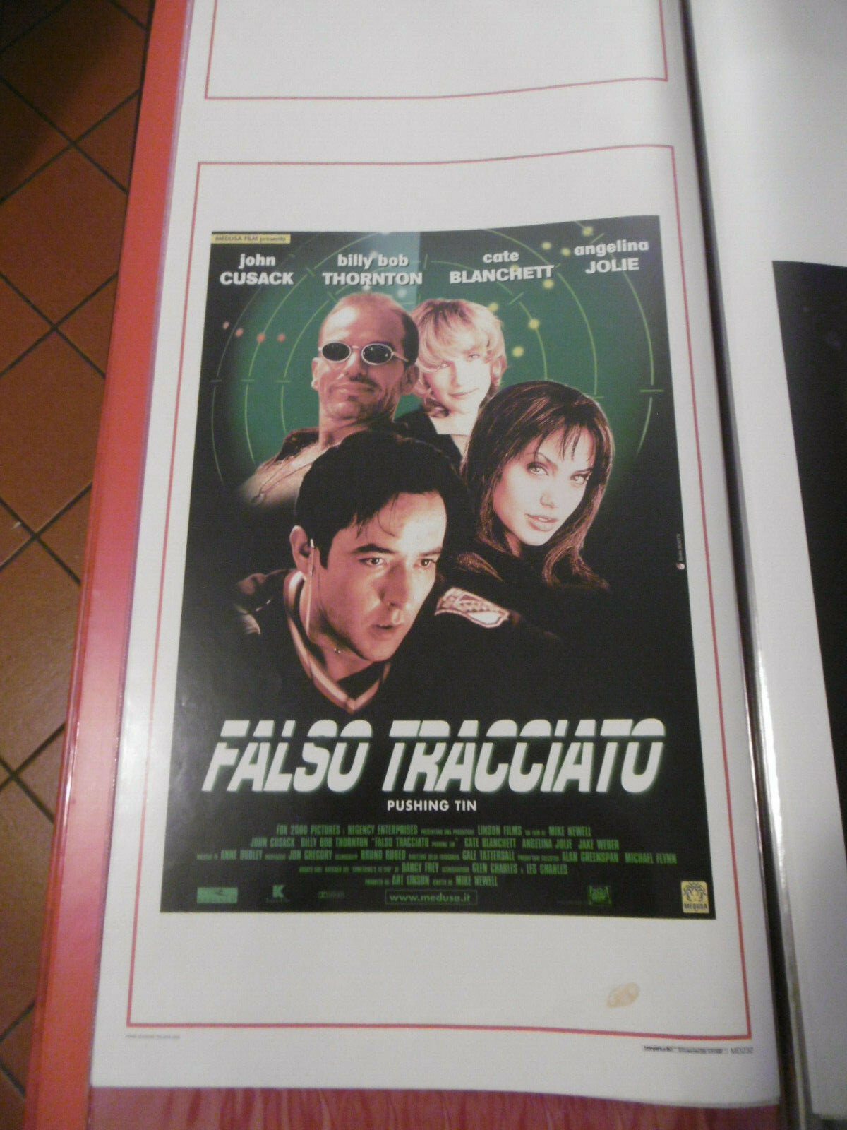 Locandina originale film Falso tracciato (1999) - Regia di Mike Newell