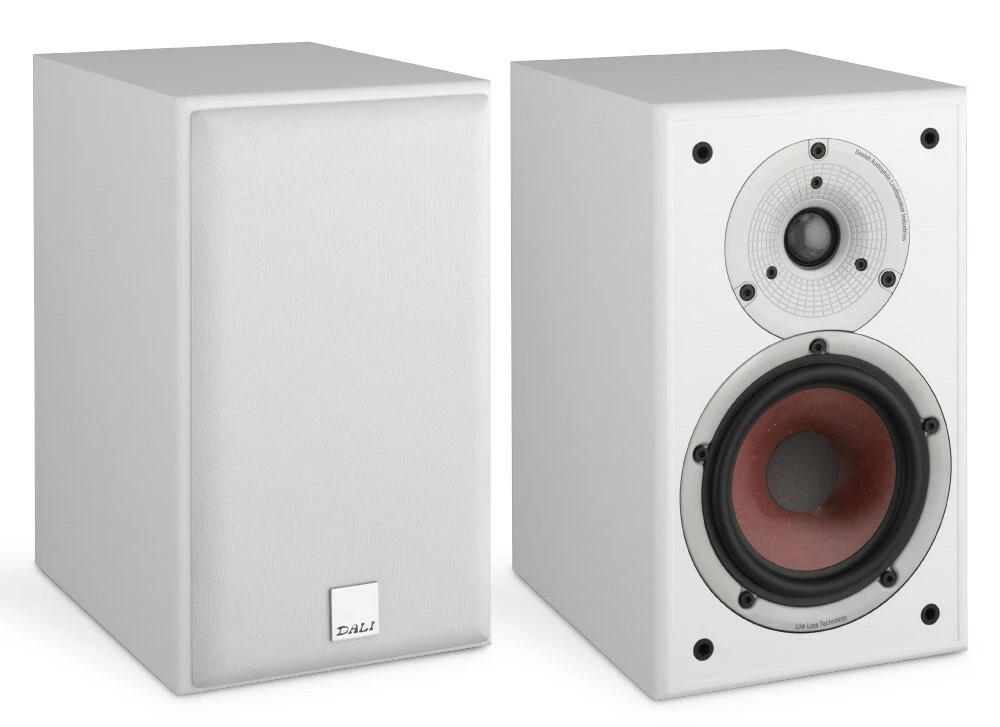 Dali Spektor 1 Book Shelf Speakers (Pair) - White - 5yr Warranty