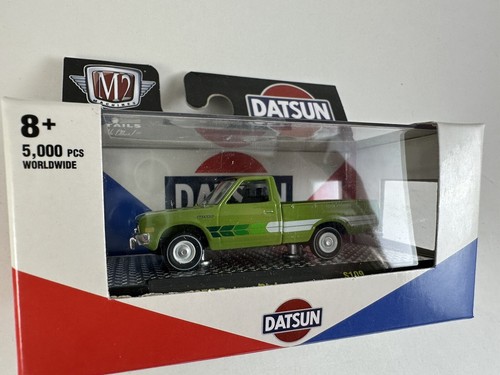 M2 Machines 1974 Datsun Pickup M2 Mooneyes Scala 1:64, Edizione Limitata Bianca, 4800 Pezzi