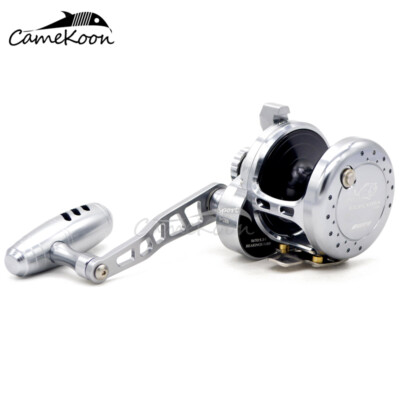 Moulinet CAMEKOON Levier Offshore 2 Vitesses – Traîne Mer Eau Salée – Jigging
