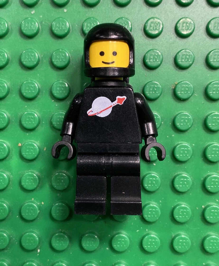 LEGO BLACK CLASSIC SPACE MAN MINIFIGURE ASTRONAUT minifig Helmet Tank