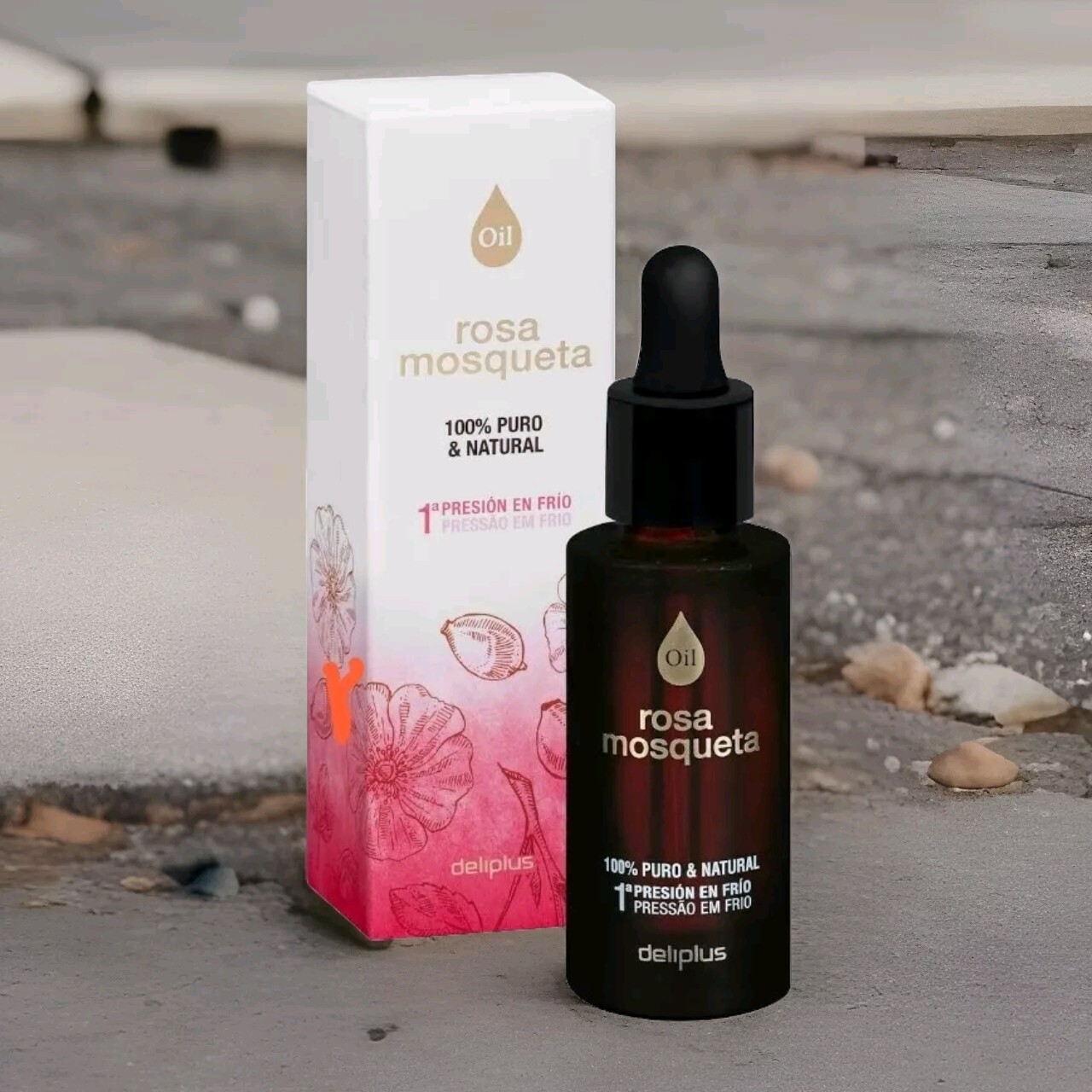 Aceite De Rosa Mosqueta Deliplus100% puro y naturalBote 30 ml