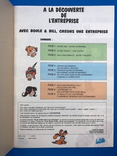 ROBA BOULE ET BILL LOT 4 BD PUBLICTAIRES SUR L'ENTREPRISE + L'EUROPE - Picture 12 of 24