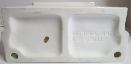 2003 Heritage Mint Porcelain Fireplace - Picture 8 of 9