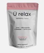 U Relax Calming Tonic- 15 Packets MIXED BERRY Flavor Relax Calming Drink