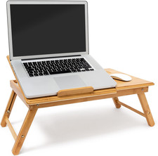 Tavolino Porta Laptop Con Leggio, 30,5 X 72,5 X 35 Cm, Altezza Regolabile, per L