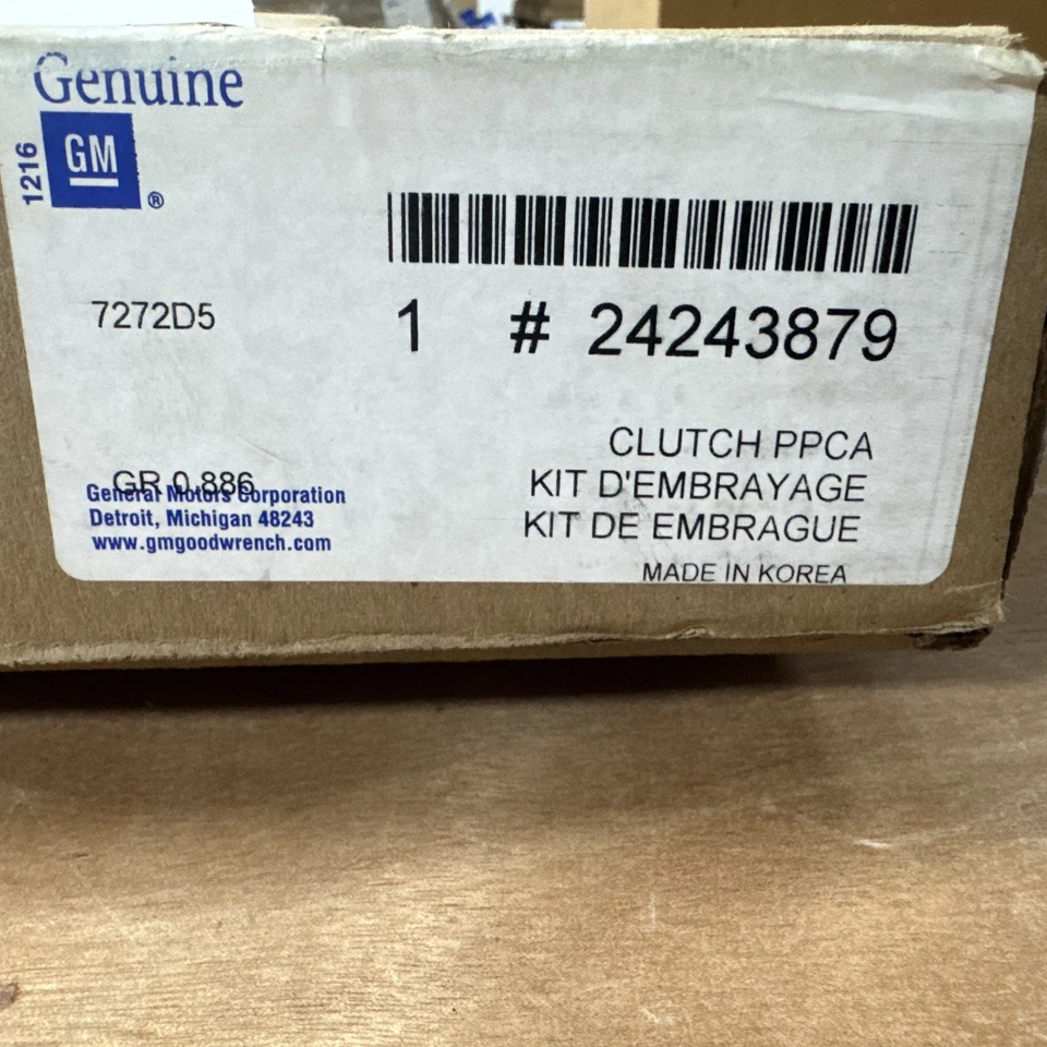 Disco de embrague y placa de presión originales GM 24243879 24243879 para CTS 2005-2009 Foto 4 de 4