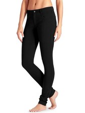 Athleta Women's S/ 439153 Button Snap Pointe Skinny Black Pants Size 4 worn once