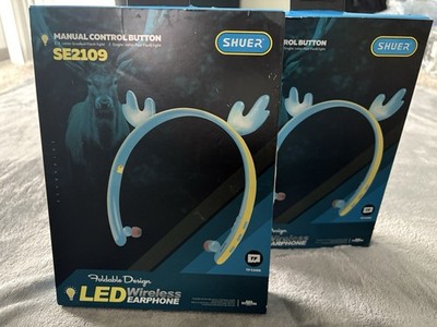 Shuer Led Wireless Rain Dear Headphones Foldable Design
