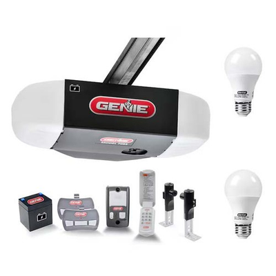 #ad Genie 38959Y 1 1 4 HPc Ultra Quiet Belt Drive Garage Door Opener With Battery... $159.99