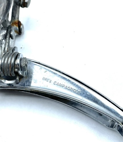 Campagnolo Record Front Derailleur On Bottom Pull Campy 3 Hole Vintage Campy - Picture 9 of 10
