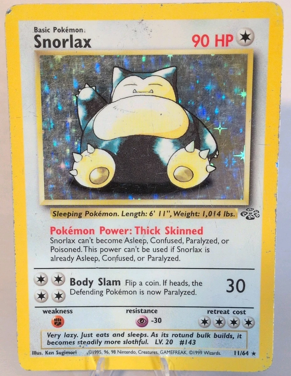 Snorlax 11/64 Jungle for sale | eBay