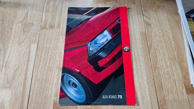 Original Alfa Romeo 75 Sales Brochure - Good Condition