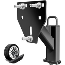 Stake Pocket Trailer Spare Tire Mount - Fits 4, 5, 6, 8 Lug Wheels