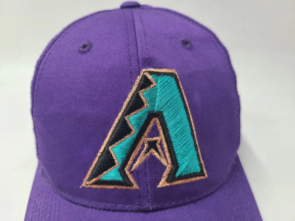 De colección Arizona Diamondbacks S-M Gorra Exterior Snapback Sombrero Hombres Mujeres MLB Púrpura Foto 4 de 4