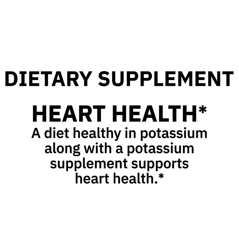 Spring Valley Potassium Caplets Dietary Supplement Value Size, 99 mg, 500 Count - Image 4 of 4