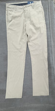 NEW IZOD Boys School Uniform Flat Front PERFORMANCE Stretch Pants Khaki Beige 16