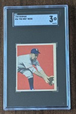 1949 Bowman Harold Pee Wee Reese Brooklyn Dodgers Baseball Card #36 SGC 3 VG