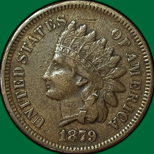 1879 Indian Head Cent Extremely Fine XF Coin #34531
