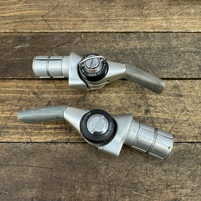Vintage Shimano Dura Ace SL-BS77 9 Speed Bar End Shifter Set