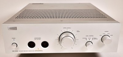 STAX SRM T8000 Flagship Electrostatic Headphone Amp TUBE Input-Solid state out