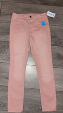 Carters Girls Size 12 High Rise Jeans Dusty Pink New W Tags Adj Waist