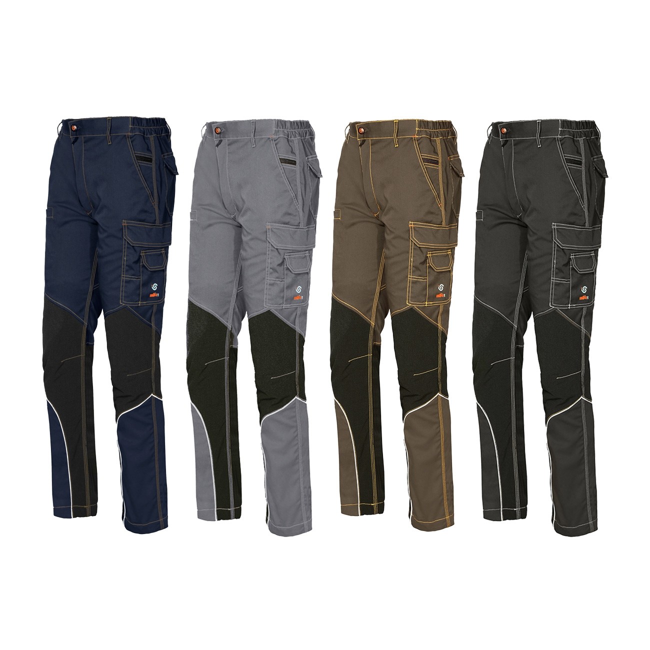 Pantalones de trabajo multibolsillo Issa Stretch Extreme