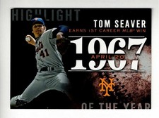 2015 Topps Update Series #H-72 TOM SEAVER N.Y. Mets HIGHLIGHT OF THE YEAR 1967