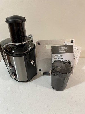 Ambiano Wide Mouth Juice Extractor, 800W Large Chute 2 Speed Settings Jug 1000ml