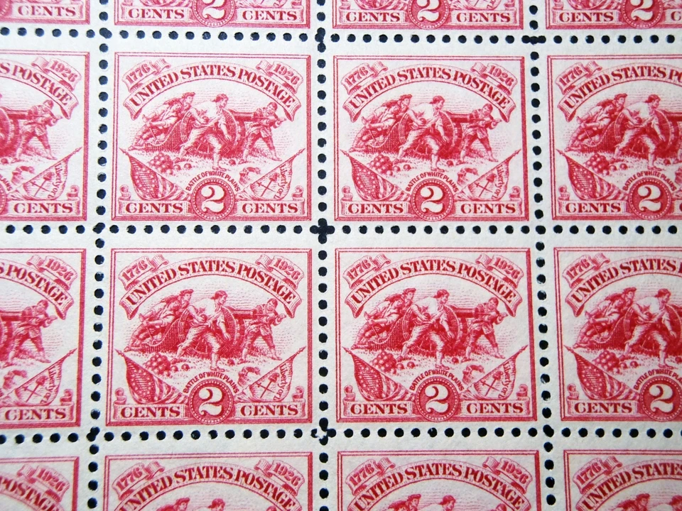 US Sc# 630 White Plains Souvenir Sheet MNH OG VF Nice Color CV$500 - Image 4 of 4