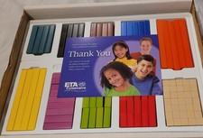 ETA/Cuisenaire Cuisenaire Rods Small Group Set Plastic 155 Pieces Learning Books