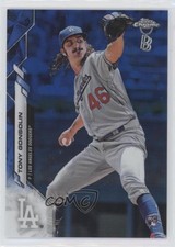 2020 Chrome Ben Baller Edition Blue Refractor 17/75 Tony Gonsolin Rookie RC rk7